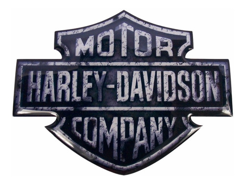 Adesivo Harley Davidson Emblema Resinado Rs35 Frete Grátis Fgc