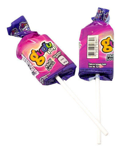 Paleta Gudu Pop Multisabor Sonrics 40 Piezas