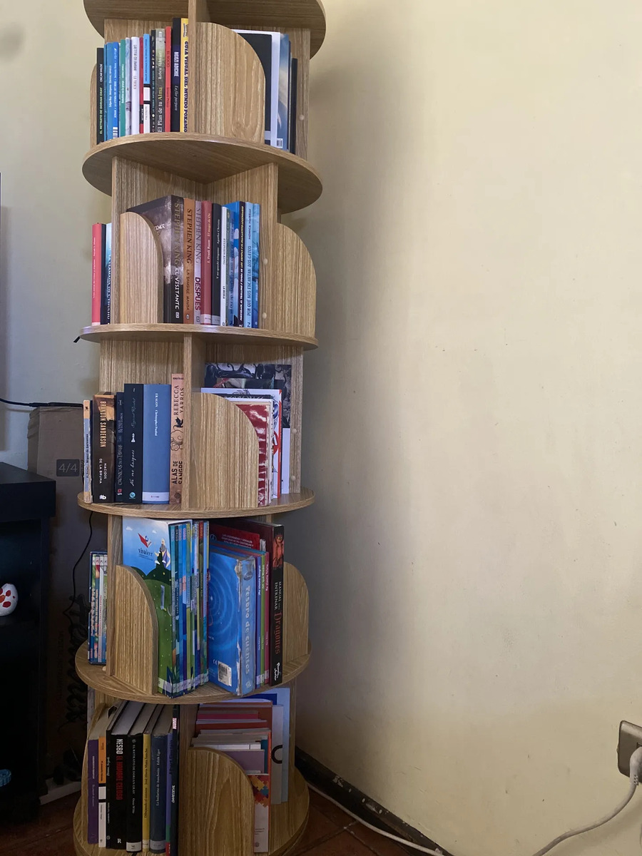 Foto de un cliente: Biblioteca Giratoria Librero Organizador Libros Alto 160cm
