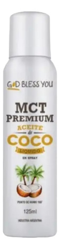 Aceite De Coco God Bless You En Spray De 125g, Pack 2u