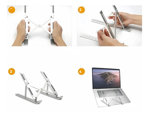 Soporte De Notebook Aluminio Soporte Base Vertical Macbook