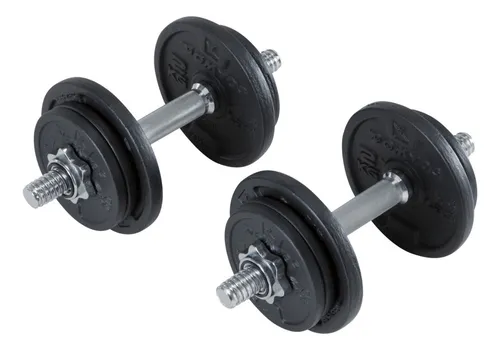Juego de mancuernas Domyos para entrenamiento con pesas 20 kg