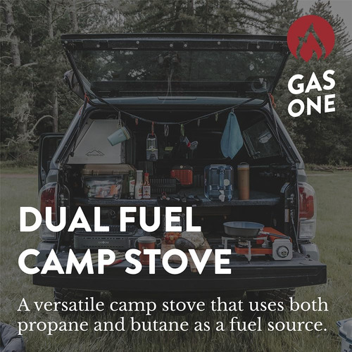 Estufa Portátil De Doble Combustible Para Camping Gas One