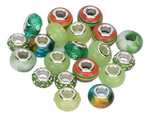 Kit Básico Para Hacer Pulseras Con Dijes Verdes Y Verdes