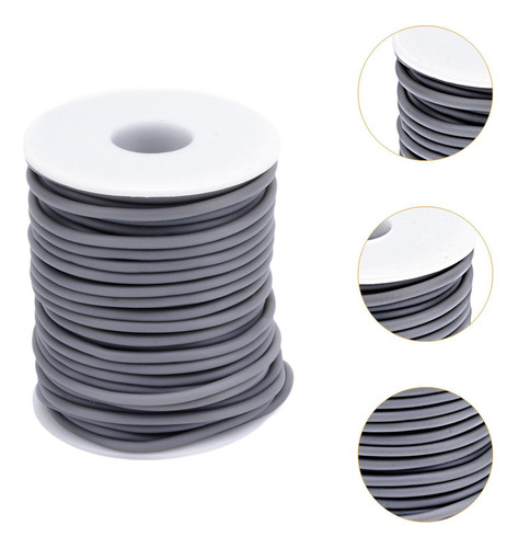 Puntada De Cordón De Punto Cord Y Cable De Cable De Gris