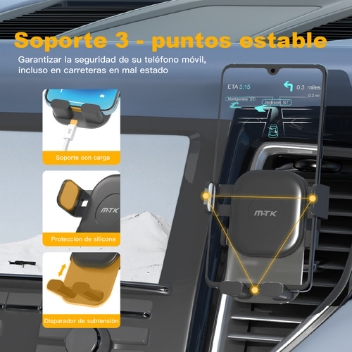 Soporte Celular Auto Teléfono Para Ventilación De Coche