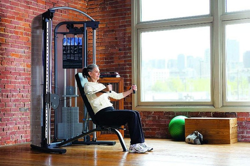 Banco Multiposiciones Precor Ajustable Homebench Negro