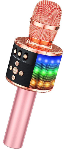 Microfono Bluetooth Inalambrico Bonaok Para Karaoke Con C...