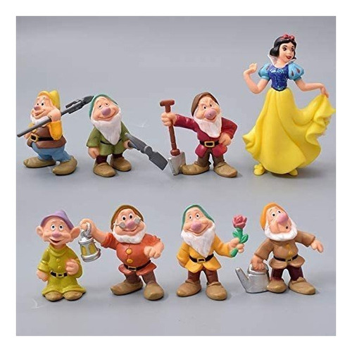 Decoración Jardín Pequeño Blancanieves Y Los Siete Enanitos
