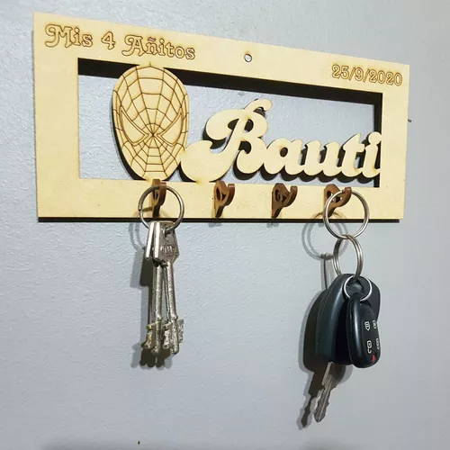 15 Porta Llaves Pared Souvenirs Recuerdo Madera Fibrofacil