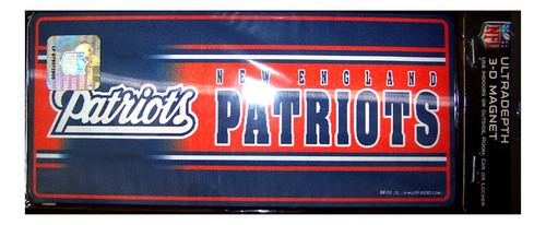 Nfl Imán 3 D Patriotas Nueva Inglaterra.