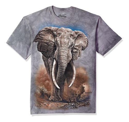 The Mountain African Elephant - Polera Para Adulto, Color