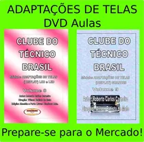 Comprar Curso Em Dvds Aulas,adaptações Telas Tvs Lcd.  Coleção 01