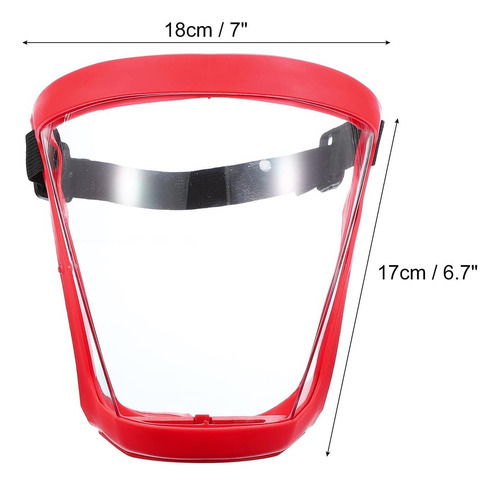 Protectores De Seguridad Completos Meccanixity Red, Antifogg