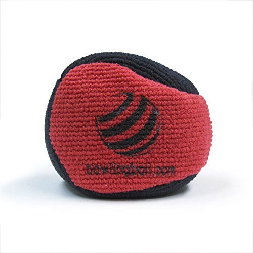 Bowlingball. Com De Microfibra Ultra Agarre En Seco Bola (negro/rojo)