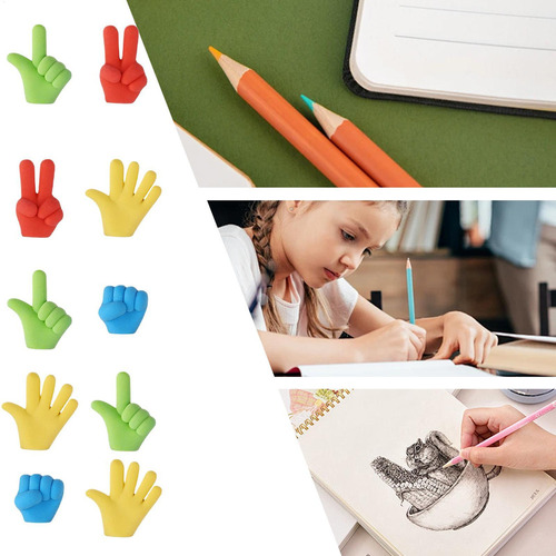 Cubrelápices Para Niños Con Forma De Piedra, Papel, Tijeras