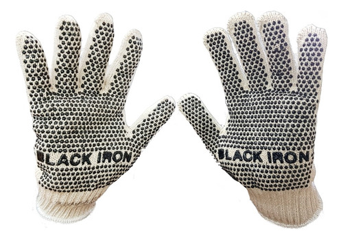 Hacha Grande De Corte Cabo De Fibra + Guantes Black Iron