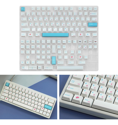 135 Teclas Pbt Teclas Japonesas Estilo Minimalista Para