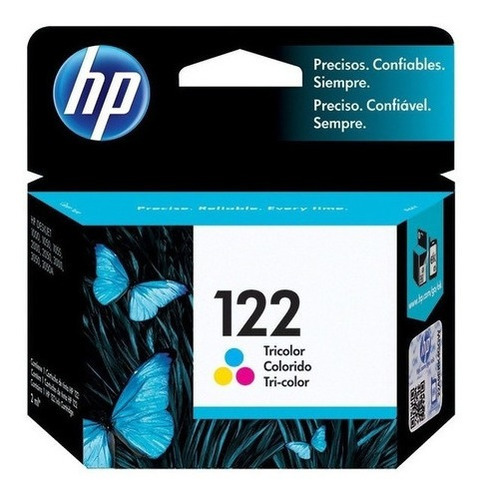 Imagen 1 de 1 de Tinta Hp Cartridge 122 Tricolor 2ml / Superstore