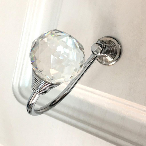 Percha De Cristal Blanco Zj Cristal Blanco