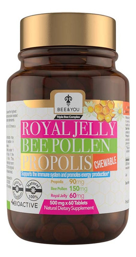 Bee And You Royal Jelly + Propleos + Polen De Abeja Comprimi