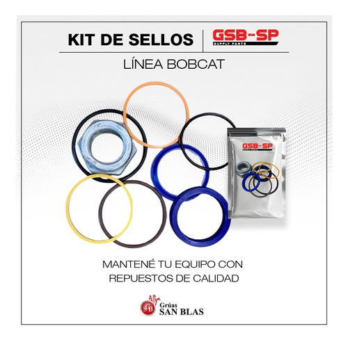 Juego De Sellos Cilindro De Elevación Bobcat - 7137770