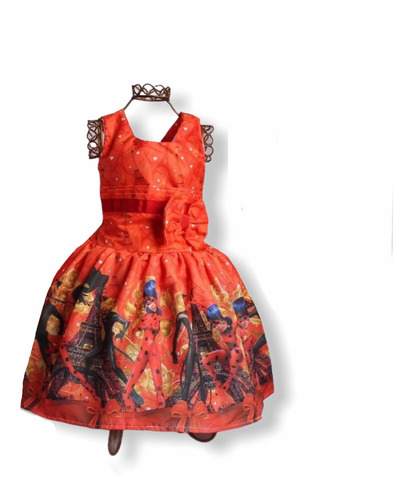 Vestido De Festa Infantil Temático Ladybug