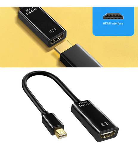 Adaptador Mini Displayport A Hdmi Cable Mini Dp Para Thunder