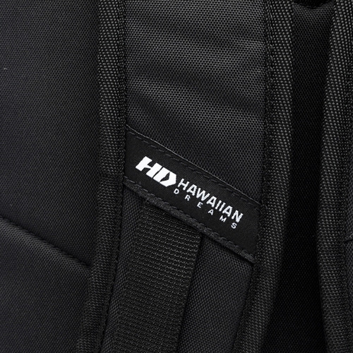 Mochila Masculina Executiva Faculdade Notebook Resistente Cor Preto C/ Branco Desenho Do Tecido Lisa