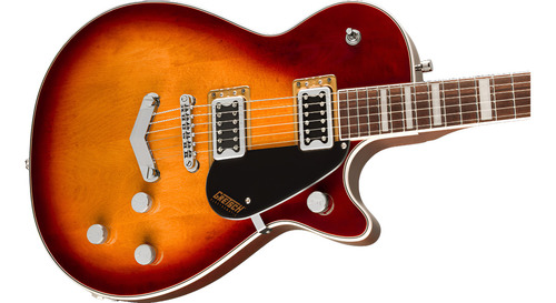 Guitarra a jato Gretsch Electromatic G5220 2517110597 Cor Bordeaux Material de escala em mogno Orientação da mão direita