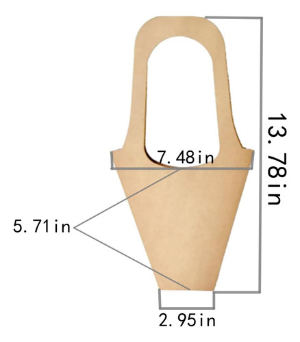 Para 30 Bolsas De Regalo De Papel Kraft Para Envolver Flores
