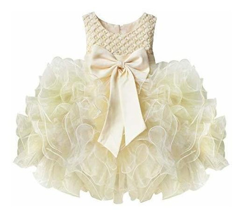 Tiaobug Baby Girls Flor Concurso De Bodas Princesa Bowknot