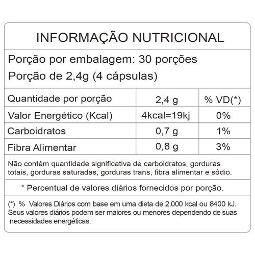 Amora Miura 120 Cápsulas De 500mg Prime Ervas