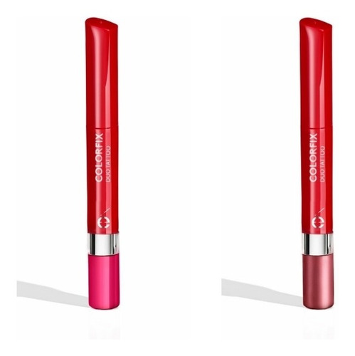 Labial Dúo Tattoo Indeleble Esika Colorfix (set 2 Labiales)