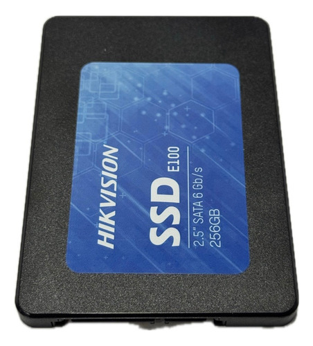 Hd Ssd Sata Iii Hikvision E100 256gb 6.0gb/s Preto