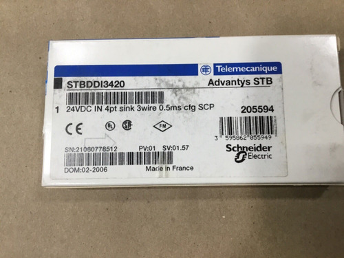 Telemechanique Stbddi3420 / Ddi3420 Digital Sink Module Ad