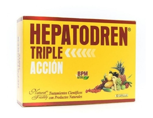 Hepatodren Triple Accion X 60 Capsu - Unidad a $289