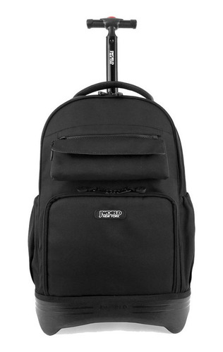 Mochila Con Carro Escolar J-world Trio (negro)