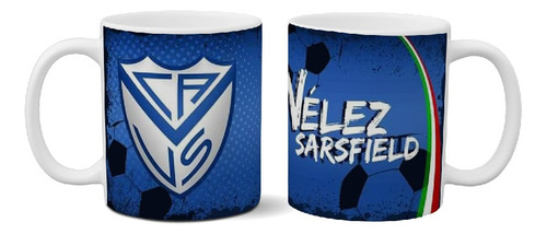 Taza De Cerámica Velez Sarsfield Import. Ideal Regalo Art 56