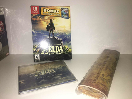 Zelda Breath Of The Wild Explorers Guide Switch E Adicionais (Usado)