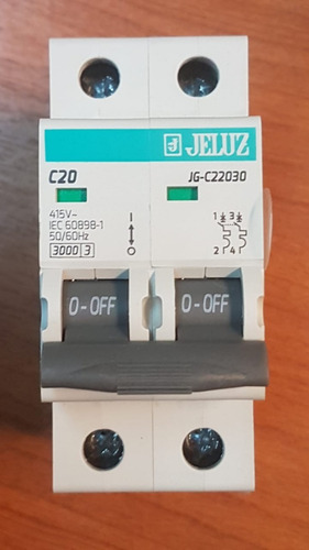 Llave Termica Jeluz Bipolar - 10a / 16a / 20a / 25a / 32a