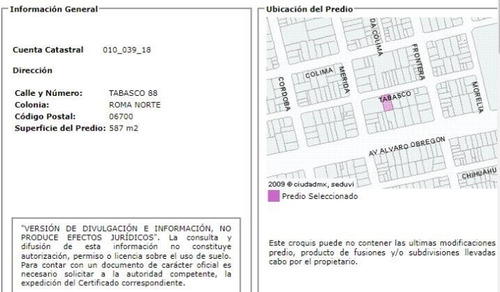 Imagen 18 de 18 de #009-24 Se Vende Casa En Oportunidad Para Invertir, Propiedad En Remate Bancario Cesión De Derechos Directo Con Bancomer En Tabasco 88 Roma Norte