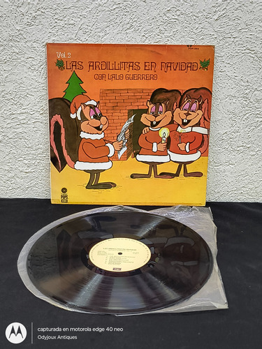 Disco Vinilo Las Ardillas En Navidad Con Lalo Guerrero Vol.2 Estándar (Usado)