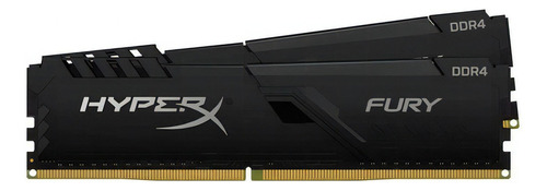 Memoria RAM Fury gamer color negro 64GB 2 HyperX HX434C17FB3K2/64