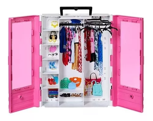 Bonecos Articulados - Boneca Barbie Fashion Novo Closet de Luxo