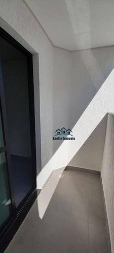 Cobertura *pronta Para Morar ** Com 3 Dormitórios(01 Suíte ) Fino Acabamento 02 Vagas À Venda, 140 M² Por R$ 465.000 - Vila Pires - Santo André/sp - Co0356