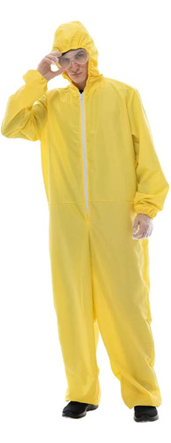 Mono Amarillo Eraspooky Hazmat Disfraz Para Hombre, Fiesta D