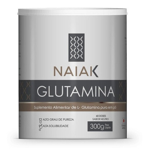 Glutamina Naiak Ultra Purificada 300g