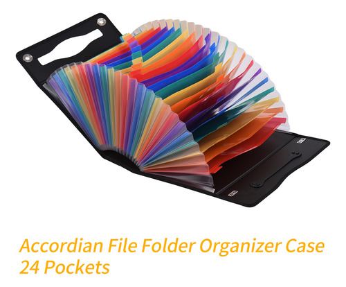 Organizador De Archivos Acordeón 24 Bolsillos Carpeta Expand