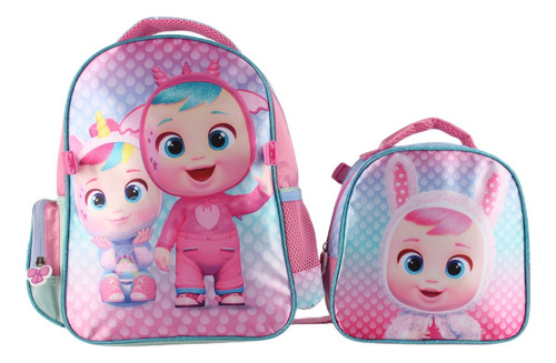 Set Satin Mochila Con Lonchera Cry Babies Cb78310 / Jp Ideas